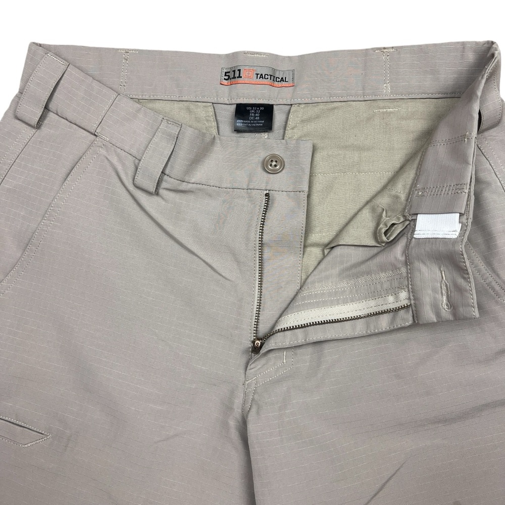 5.11 Tactical Fast Tac Cargo Pants Mens Size 33x30 Khaki Urban 74461-055 Ripstop - Picture 4 of 16
